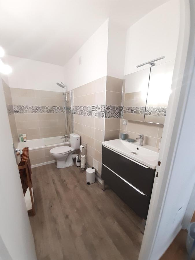 Appt T2 & Cabine - Superbe Vue - Wifi Les Angles  Eksteriør bilde